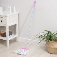 Швабра для мытья пола Доляна «Веревочная плоская», насадка 23 см, металлическая ручка 118 см, цвет МИКС Швабра для мытья пола Доляна «Веревочная плоская», насадка 23 см, металлическая ручка 118 см, цвет МИКС