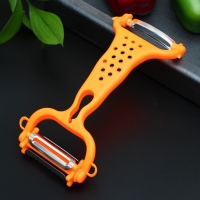 Овощечистка универсальная 6 в 1 Доляна, 20×10 см, цвет МИКС Овощечистка универсальная 6 в 1 Доляна, 20×10 см, цвет МИКС