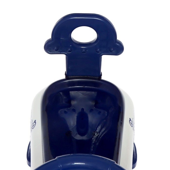 Каталка-толокар &laquo;Бибикар&raquo;, звук, бело-синий