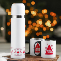 Новый год. Набор &laquo;С Новым годом&raquo;:: термос 500 мл, кружка 200 мл, 2 шт.