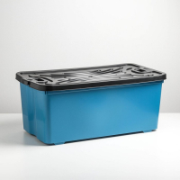 Контейнер для хранения с крышкой &laquo;Эконом&raquo;, 75 л, 79&times;41,5&times;33 см, цвет МИКС