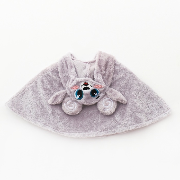 Карнавальная накидка &laquo;Барашка&raquo;, рост 104-128 см, серый