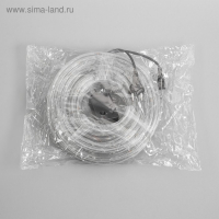 Световой шнур Luazon Lighting 10 мм, IP65, 20 м, 24 LED/м, 220 В, 8 режимов, свечение красное Световой шнур Luazon Lighting 10 мм, IP65, 20 м, 24 LED/м, 220 В, 8 режимов, свечение красное