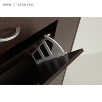 Обувница с дверью, 1060х280х960, Венге темный Обувница с дверью, 1060х280х960, Венге темный