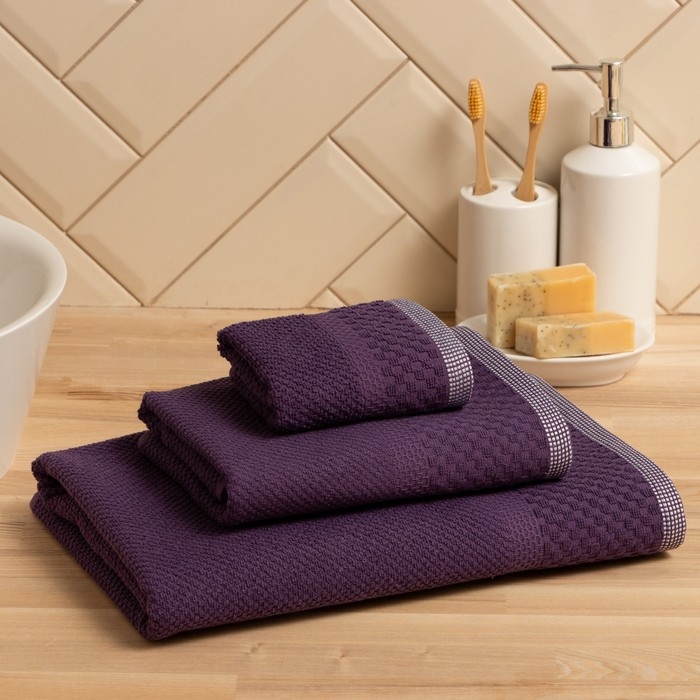 Полотенце махровое LoveLife Royal 50х90 см, цвет светло-фиолетовый, 100% хлопок, 450 гр/м2 Полотенце махровое LoveLife Royal 50х90 см, цвет светло-фиолетовый, 100% хлопок, 450 гр/м2