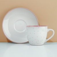 Чайная пара &laquo;Горошек&raquo;, 250 мл