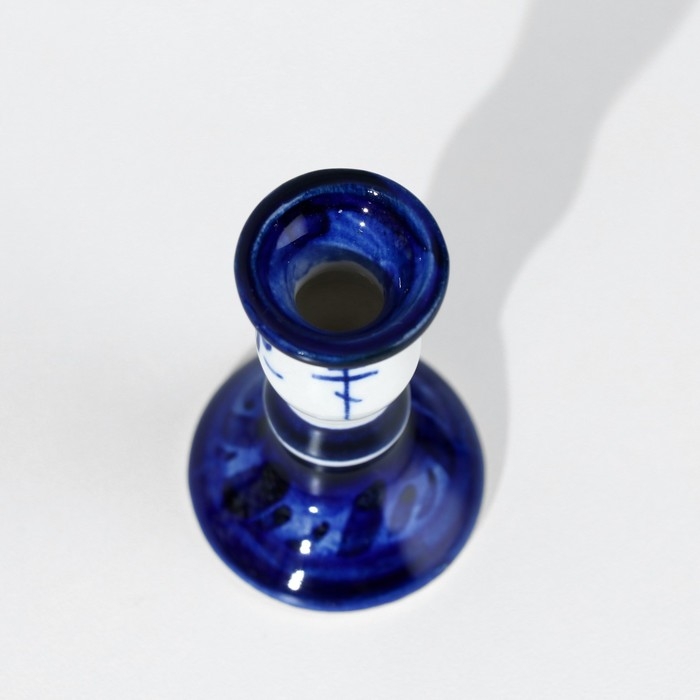 Сувенир &laquo;Подсвечник&raquo;, гжель