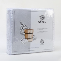 Халат вафельный мужской удлиненный Этель "Boho" размер 58-60, цвет белый, 100% хлопок, 290 г/м2