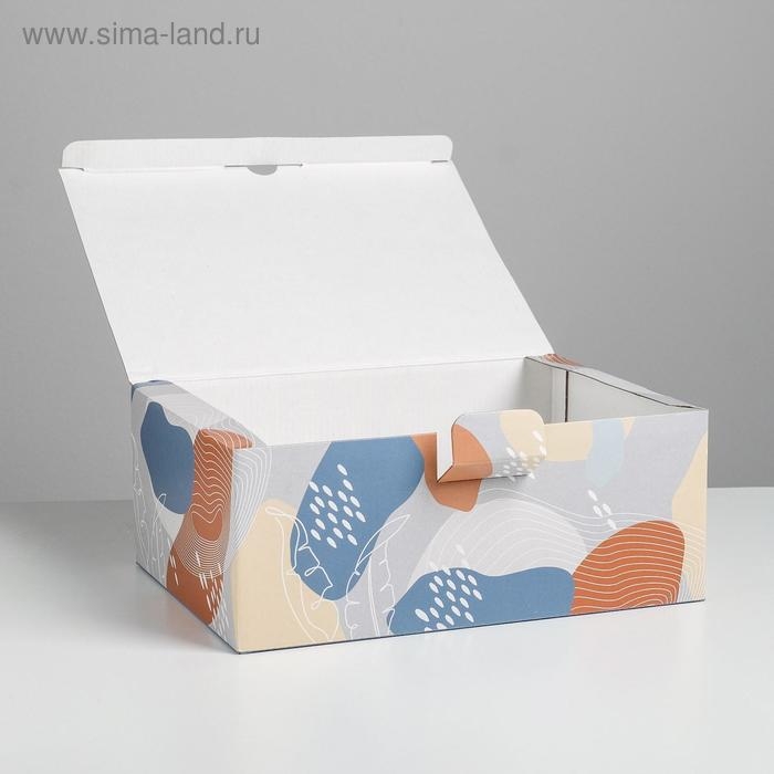 Коробка подарочная сборная, упаковка, &laquo;Силуэт&raquo;, 26 х 19 х 10 см