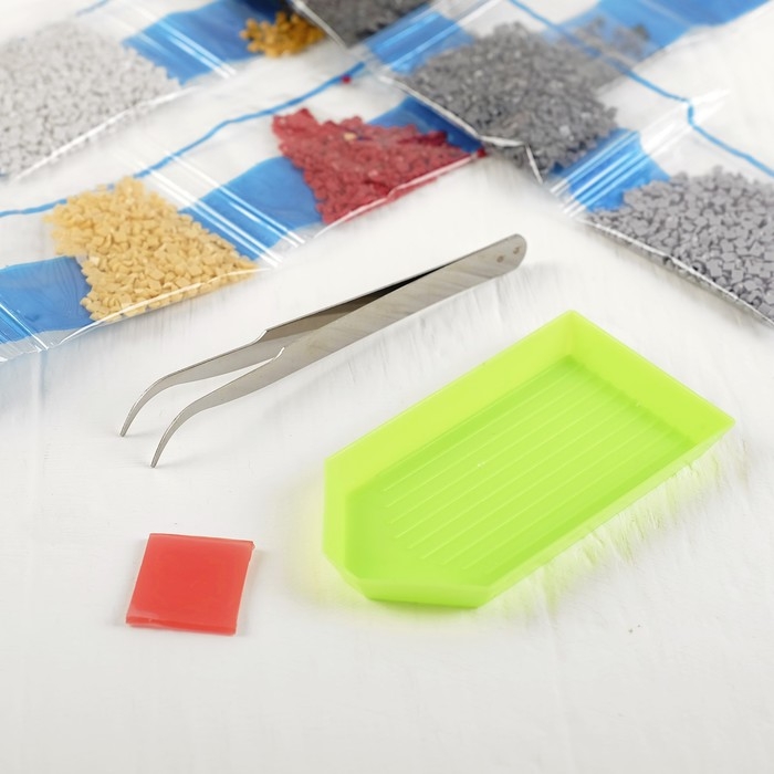 Алмазная мозаика на новый год с полным заполнением «Домик в сказочном лесу» 22×32 см, новогодний набор для творчества Алмазная мозаика на новый год с полным заполнением «Домик в сказочном лесу» 22×32 см, новогодний набор для творчества