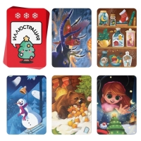 Новогодняя настольная игра &laquo;Новый год: Connect&raquo;, 100 карт, 10+