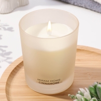 Свеча ароматическая в стекле "CINNAMORE", апельсин, корица и ваниль, 200 г Свеча ароматическая в стекле "CINNAMORE", апельсин, корица и ваниль, 200 г