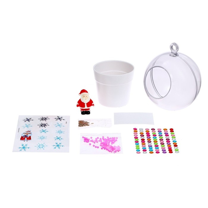 Набор для опытов «Живой аквариум», Дед Мороз, в пакете Набор для опытов «Живой аквариум», Дед Мороз, в пакете