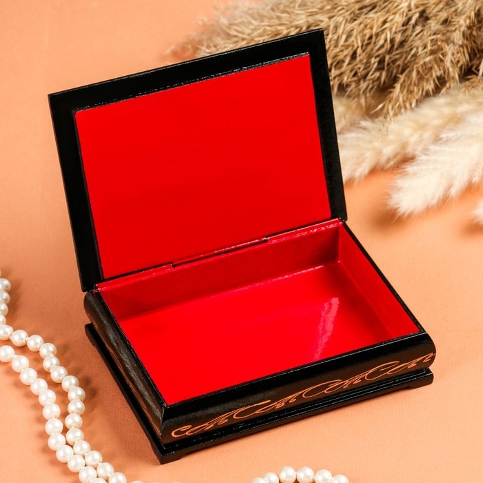 Шкатулка &laquo;Берег озера&raquo;, 10&times;14 см, лаковая миниатюра