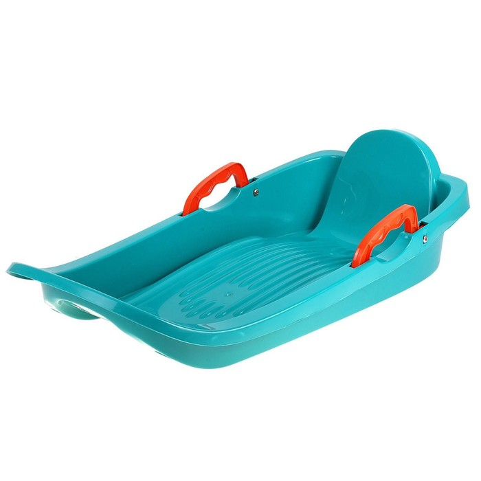 Санки ледянка &laquo;Мини-боб&raquo;, цвет бирюзовый