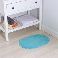 Коврик для дома Доляна &laquo;Пушистик&raquo;, 40&times;60 см, цвет голубой