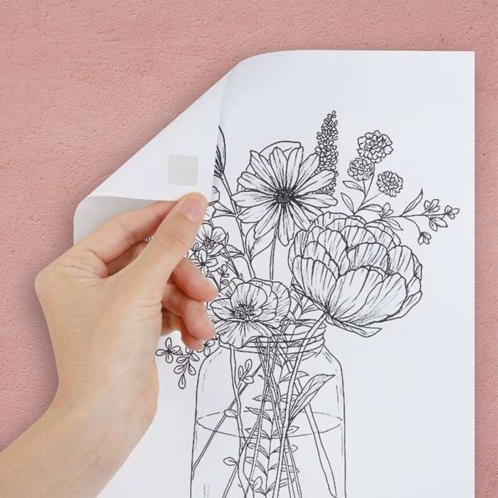 Клеевые квадраты двусторонние, 15 мм х 15 мм, акриловая основа, 64 шт., BRAUBERG