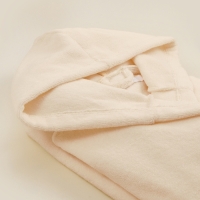 Халат махровый с капюшоном мужской SL HOME: Basic "Айвори", размер S, 100% хлопок, 420 г/м2 Халат махровый с капюшоном мужской SL HOME: Basic "Айвори", размер S, 100% хлопок, 420 г/м2