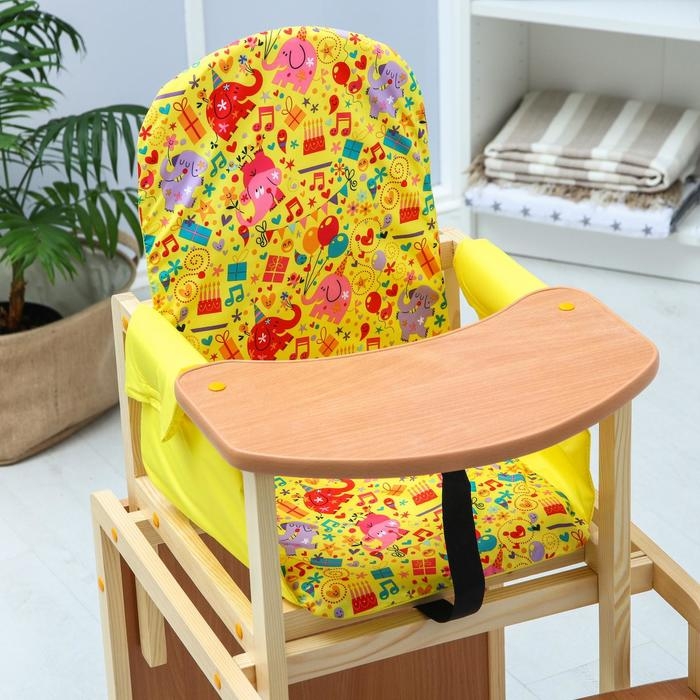 Стульчик для кормления «Алекс», трансформер, цвет бежевый, рисунок МИКС Стульчик для кормления «Алекс», трансформер, цвет бежевый, рисунок МИКС