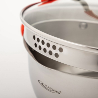 Кастрюля &laquo;Аврора&raquo;, 4 л, d=22 см, капсульное дно, индукция