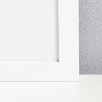 Фоторамка пластик "МИРАМ" 42х59,4 см, (А2) 641861 белый (пластиковый экран)
