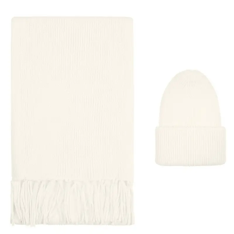 Шарф Flette, белый (молочный)