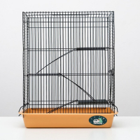 Клетка для грызунов "Пижон" №9, с 3-я этажами, без наполнения, 33 х 24 х 38 см, бежевая Клетка для грызунов "Пижон" №9, с 3-я этажами, без наполнения, 33 х 24 х 38 см, бежевая