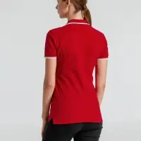 Рубашка поло женская Practice women 270 белая с темно-синим, размер XXL Рубашка поло женская Practice women 270 белая с темно-синим, размер XXL