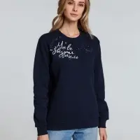 Свитшот &laquo;Звездная пыль&raquo;, темно-синий, размер XS