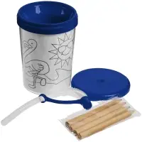 Детский стакан-раскраска «Передвижник», синий Детский стакан-раскраска «Передвижник», синий