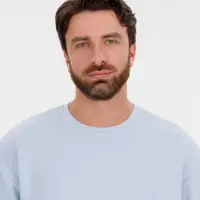 Джемпер с коротким рукавом Siluetti Volumica, светло-голубой, размер XS/S Джемпер с коротким рукавом Siluetti Volumica, светло-голубой, размер XS/S