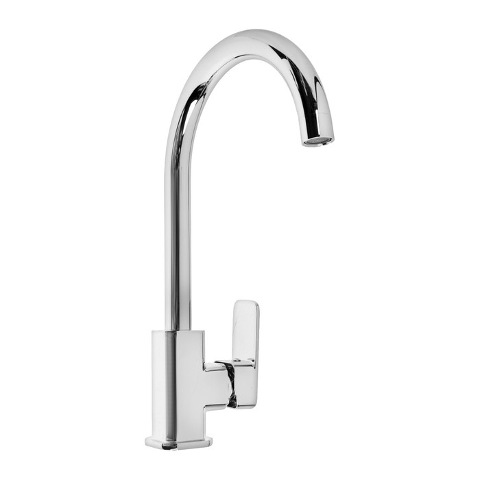 Смеситель для кухни Accoona A4522, однорычажный, высокий, хром