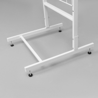 Стойка прикассовая основа 44 см, с 4-штыревой гребенкой, цвет белый Стойка прикассовая основа 44 см, с 4-штыревой гребенкой, цвет белый