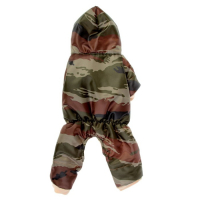 Комбинезон зимний для животных &laquo;Камуфляж&raquo;, 2XL (ДС 34, ОШ 34-36, ОГ 44 см), микс