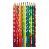 Карандаши 12 цветов Каляка-Маляка "Мультиколор", 3 цвета в грифеле Карандаши 12 цветов Каляка-Маляка "Мультиколор", 3 цвета в грифеле