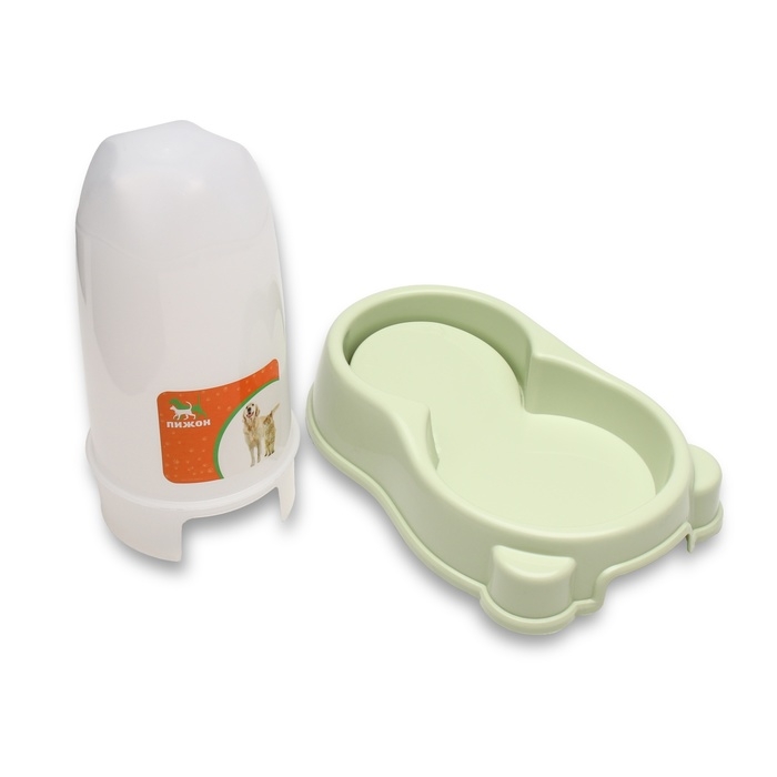 Автокормушка 1,5 л, 27 х 18 х 25 см, зелёная Автокормушка 1,5 л, 27 х 18 х 25 см, зелёная