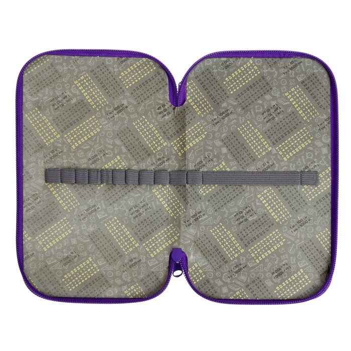 Пенал 2 секции, 125 х 205 х 40 мм, Calligrata Пенал 2 секции, 125 х 205 х 40 мм, Calligrata "Котики", ламинированный картон