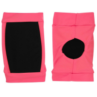 Наколенники для гимнастики и танцев Grace Dance, с уплотнителем, р. L, цвет чёрный/коралл Наколенники для гимнастики и танцев Grace Dance, с уплотнителем, р. L, цвет чёрный/коралл