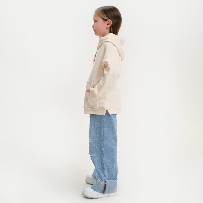 Худи детское KAFTAN Худи детское KAFTAN "Basic line", размер 38 (146-152), цвет бежевый