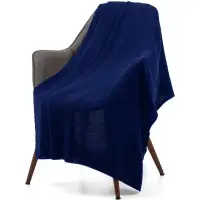 Плед Longview, темно-синий (сапфир)