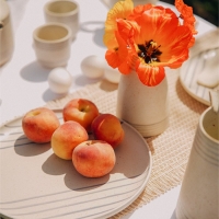 Тарелка керамическая SL Home &laquo;Райяс&raquo;, d=27 см, цвет бежевый