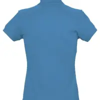 Рубашка поло женская Passion 170 ярко-бирюзовая, размер M