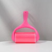 Ролик для чистки одежды силиконовый, 19&times;12&times;5,5 см, цвет МИКС