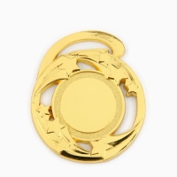 Медаль под нанесение 187, &laquo;Звезды&raquo;, d= 5 см. Цвет золото. Без ленты