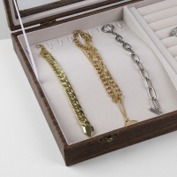 Подставка для украшений &laquo;Шкатулка дерево&raquo; 10 полос, 10 крючков, 34,8&times;24,3&times;5 см, цвет серый в дереве