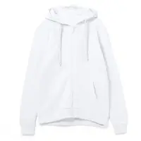 Толстовка на молнии с капюшоном Siverga Heavy 2.0, белая, размер XXL