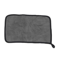 Тряпка для мытья авто, CARTAGE, микрофибра, 400 г/м&sup2;, 20&times;30 cм, желто-серая