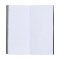 Еженедельник датированный 2025 года, 80х165 мм, 64 листа ESCALADA, мягкая обложка из искусственной кожи, блинтовое тиснение, блок 70 г/м², зелёный Еженедельник датированный 2025 года, 80х165 мм, 64 листа ESCALADA, мягкая обложка из искусственной кожи, блинтовое тиснение, блок 70 г/м², зелёный