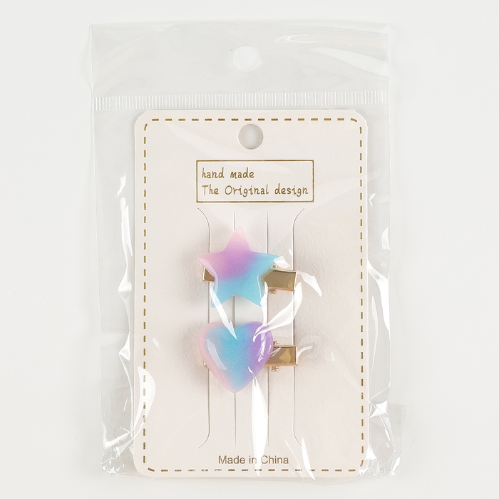 Заколки для волос 2шт, космос Заколки для волос 2шт, космос