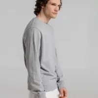 Свитшот унисекс BNC Inspire (Organic), серый меланж, размер S